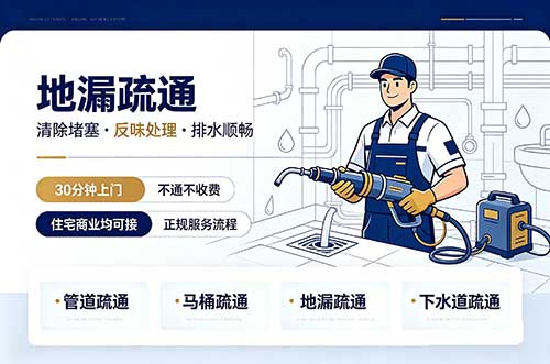 沈阳地漏疏通